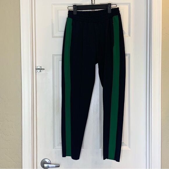ZARA Joggers Cropped Black and Green Size XS - Picture 3 of 11